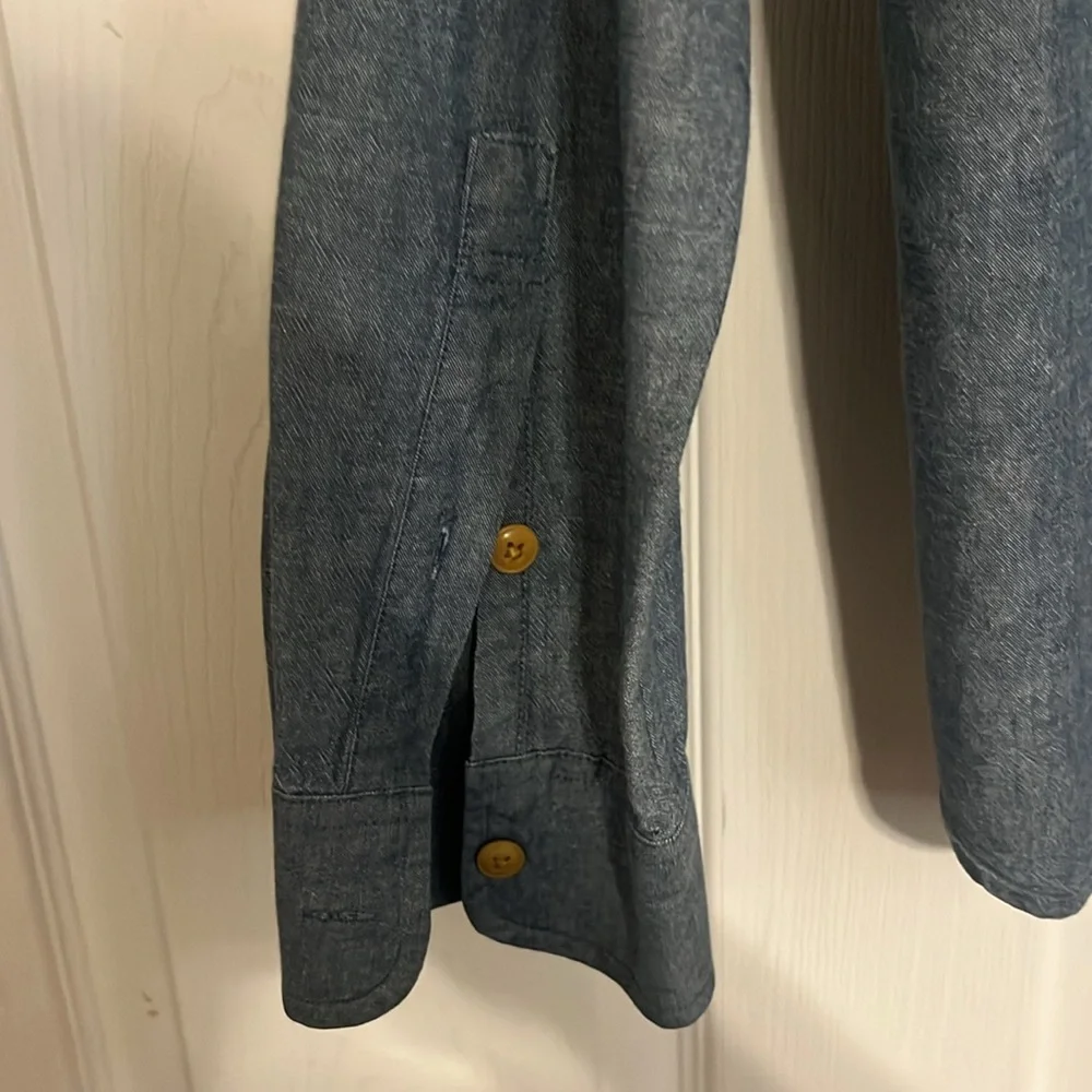A combination between casual and dress shirt. The fabric is very soft